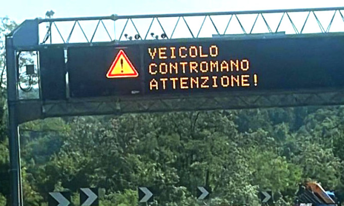 Altro frontale mortale sulla A1: tutti gli ultimi incidenti causati in contromano