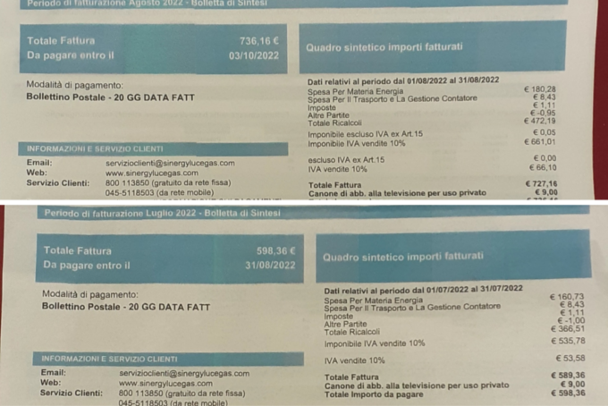Bolletta da 1300 euro per una casa… vuota