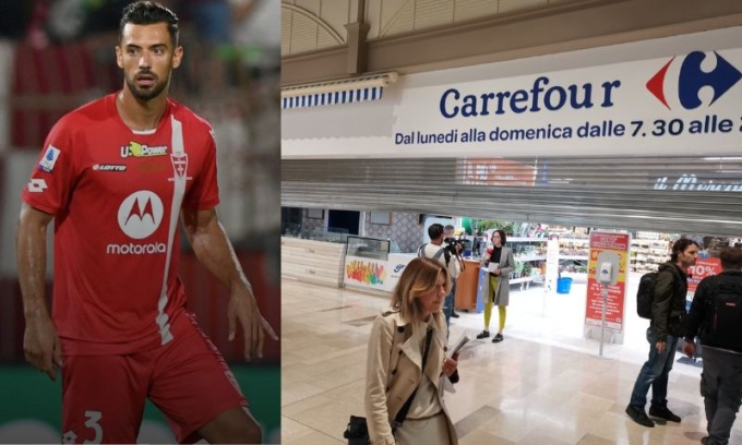 Folle prende coltello, uccide dipendente di un centro commerciale e ferisce altre 4 persone tra cui un calciatore di Serie A