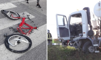Tragedia in Veneto: incidente tra una betoniera, un furgone e una bicicletta. Morti in due, ferito un 12enne