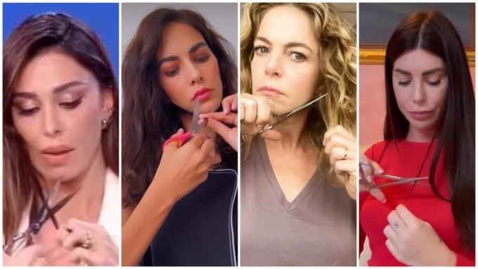 Anche le Vip italiane si tagliano i capelli per solidarietà alle donne dell’Iran