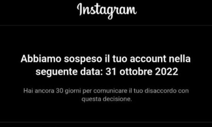 Down di Instagram: si moltiplicano le segnalazioni di account disattivati all’improvviso