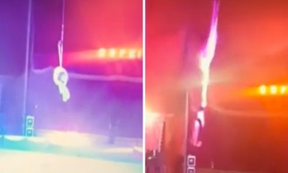 Incidente al circo Orfei: trapezista cade nel vuoto