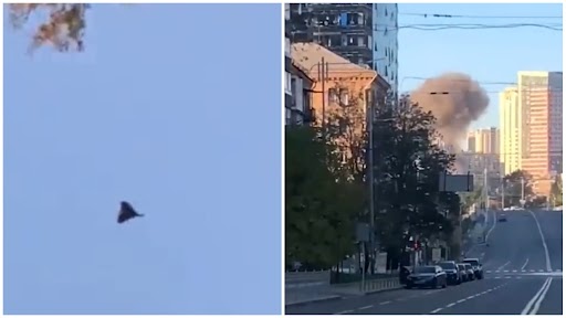Ucraina: attacchi con bombe kamikaze a Kiev, persone sotto le macerie. Bombe su Zaporizhzhia
