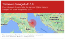 Terremoto 5.5 nelle Marche: scosse avvertite dal Veneto a Roma