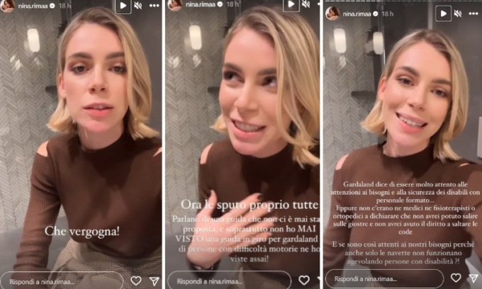 Gardaland e l’influencer “troppo poco disabile”: cosa è successo