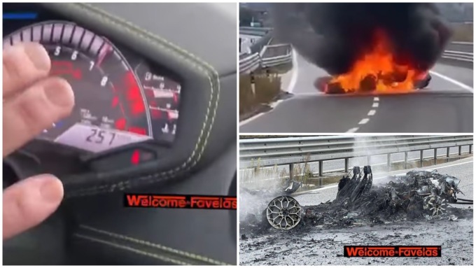 Noleggia una Lamborghini Huracan e si vanta dei 350 km/h in autostrada, ma poi…