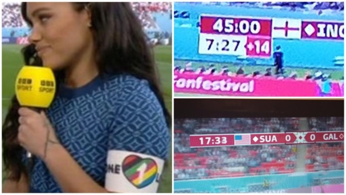 Mondiali Qatar 2022, tutte le stranezze: recuperi infiniti, fascia arcobaleno e gaffe della Rai