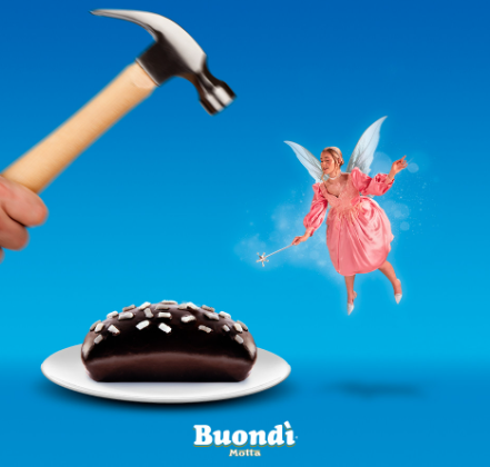 Tutti indignati per la fatina spiaccicata nello spot dei Buondì Motta (ma non è la prima volta)