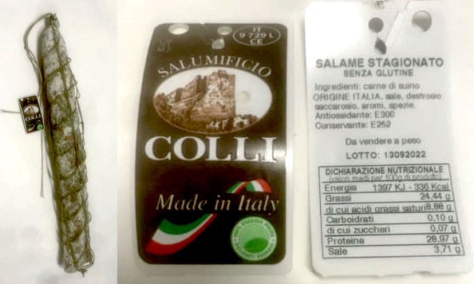 Ci risiamo: ritirato dagli scaffali salame alla salmonella, dopo quello alla listeria