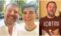 Il Natale di Salvini tra il figlio rapinato e gli auguri con la felpa di Cortina