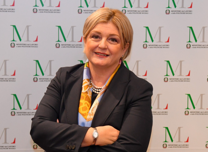 Il Ministro del Lavoro Marina Elvira Calderone