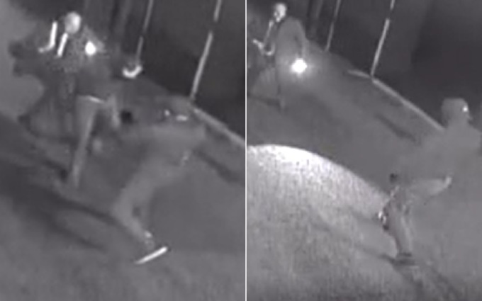 Il video dell’imprenditore che prende a bastonate i ladri che volevano derubarlo