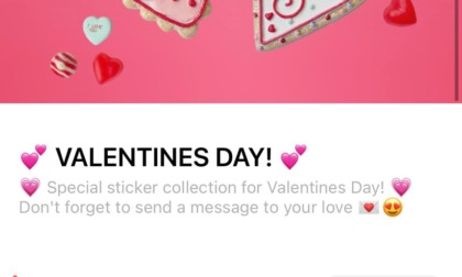 San Valentino, come scaricare e inviare gli sticker su Whatsapp ai propri partner