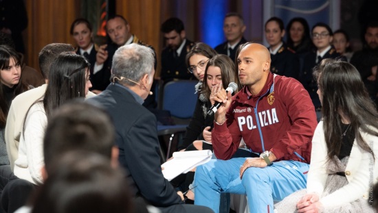 Marcell Jacobs per la giornata mondiale contro il cyberbullismo