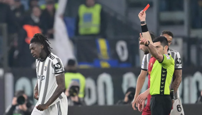 Kean, rosso dopo 36″, ma non è il più rapido: la classifica delle espulsioni più veloci in Serie A