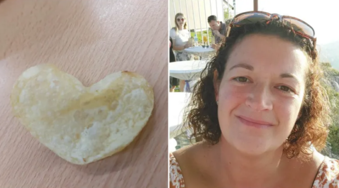 Mangia per errore una patatina a forma di cuore che le avrebbe fruttato 120mila dollari
