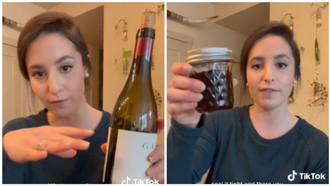 Vino in… vasetto: umorismo inglese? No, un trucco per conservare meglio le bottiglie già aperte