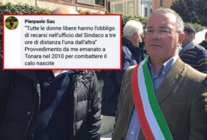 Se questo è un sindaco: “Le donne libere nel mio ufficio per combattere il calo nascite”