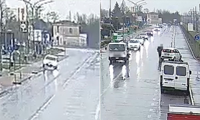 Sbanda ubriaco quattro volte oltre il limite: la Polizia pubblica il filmato