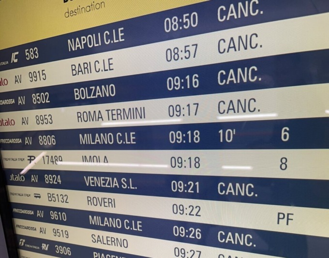 come chiedere il rimborso a trenitalia e italo per treni cancellati o in ritardo