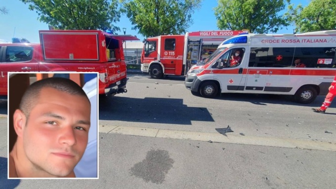 Muore in moto mentre va a un funerale. La fidanzata lo scopre passando per caso sul luogo dell’incidente