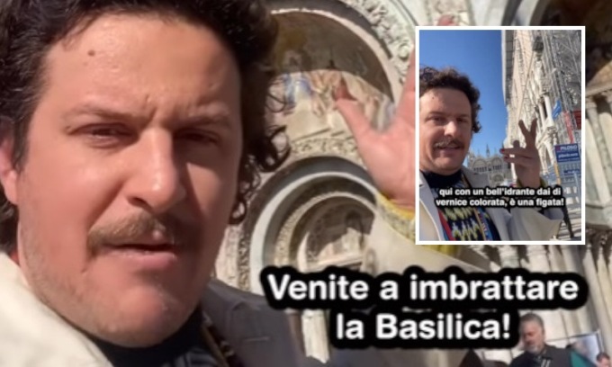 Ora c’è pure chi istiga gli ambientalisti di Ultima Generazione: “Venite a imbrattare Venezia”