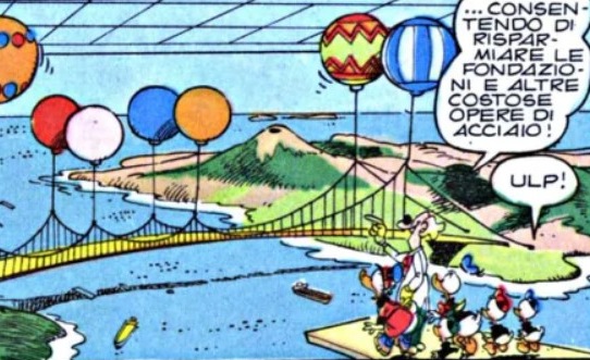 Quando il Ponte sullo Stretto di Messina fu costruito… da Paperon de’ Paperoni