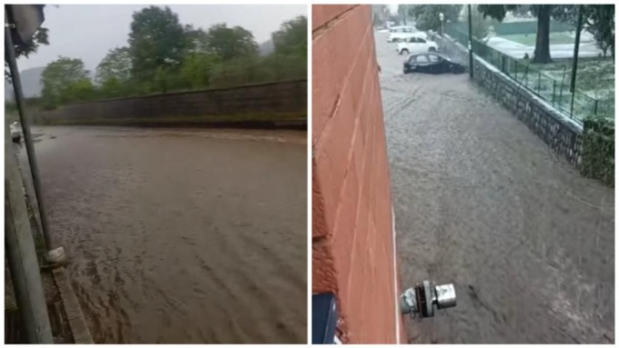 Bomba d’acqua nell’Avellinese: strade allagate e un morto, travolto dalla sua auto che voleva salvare dalla piena
