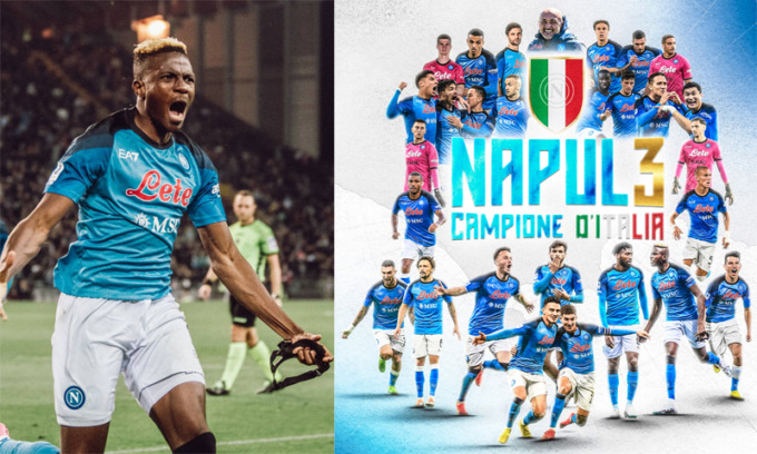 Basta un pari a Udine: il Napoli è Campione d’Italia, le immagini della festa