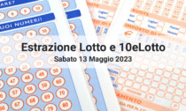 Lotto e 10eLotto, numeri vincenti di oggi Sabato 13 Maggio 2023