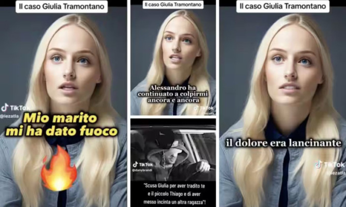 Su TikTok l’inquietante avatar di Giulia Tramontano. Domenica il funerale nel suo paese natale
