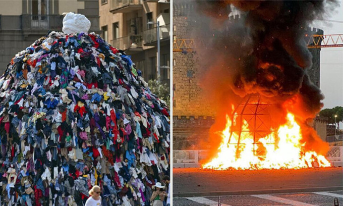 Trovato il responsabile che ha incendiato la “Venere di Pistoletto”