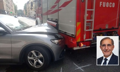 Incidente a Milano tra l'auto della scorta di La Russa e un camion dei pompieri