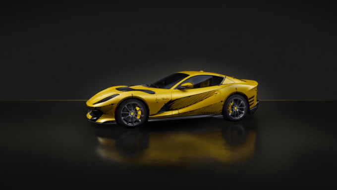 Una Ferrari 812 Competizione Tailor Made al centro di un’asta benefica