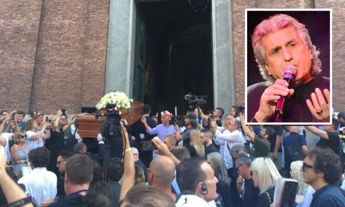 Il funerale di Toto Cutugno: l’addio all’italiano vero