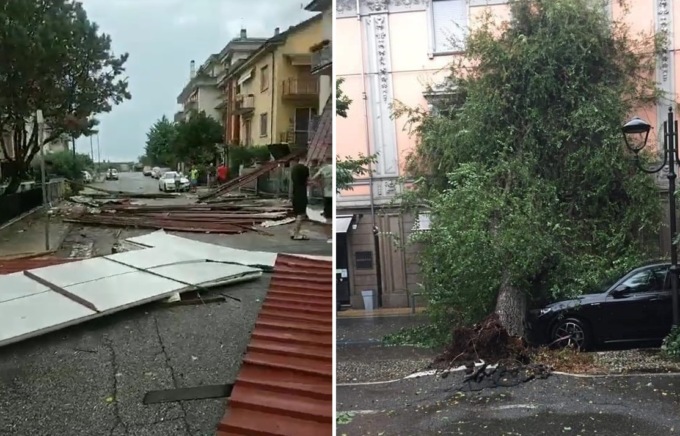 Meteo Italia: piogge e temporali al Nord, danni in Piemonte, tempesta a Milano
