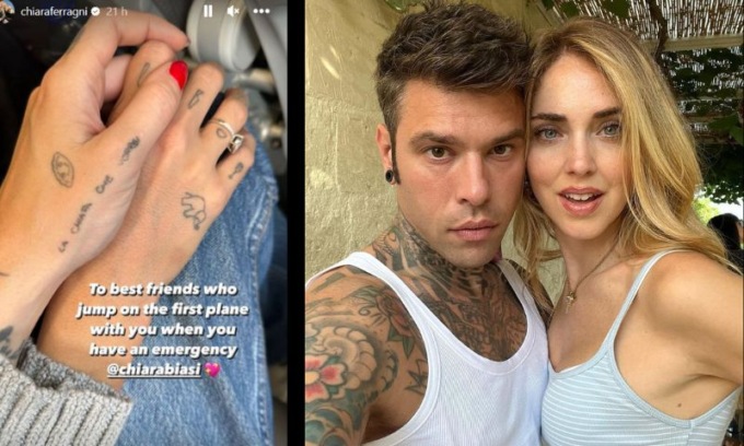 Momenti di apprensione per Fedez: la Ferragni rientra da Parigi con urgenza