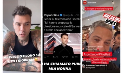 Fedez direttore artistico a Sanremo 2025: lo scherzo di Fiorello che inganna tutti