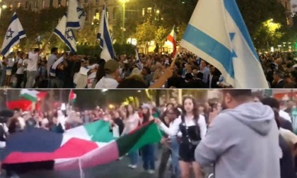 Guerra in Israele: manifestazioni contrapposte a Torino e Milano