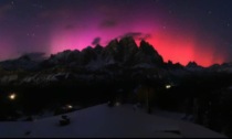 Lo spettacolo dell'aurora boreale in Italia: le foto