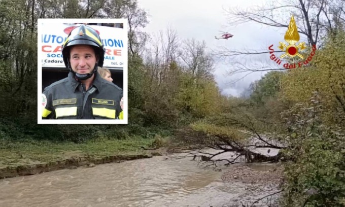 Trovato morto il vigile del fuoco scomparso mentre affrontava il maltempo