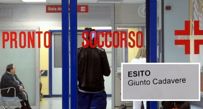 Sul referto del Pronto soccorso è “giunta cadavere”, ma lei è viva