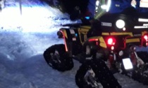 Bloccato nella neve a 2000 metri... col carro funebre. Salvato con la motoslitta