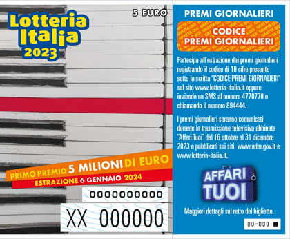 Lotteria Italia 2023-2024, Ecco l'estrazione dei biglietti vincenti: tutti  i premi 1° 2° e 3° categoria.