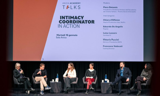 Cinema e audiovisivo: primo corso di Intimacy Coordinator a cura di Anica Academy ETS