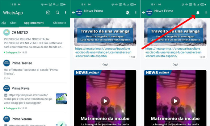 Iscriviti al nuovo Canale WhatsApp di News Prima: una notizia al giorno