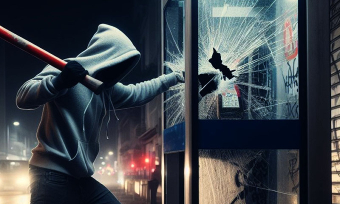 Danneggia una cabina telefonica nel 2015 e finisce in carcere ora