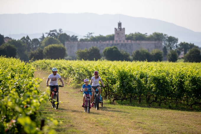 Turisti in bicicletta