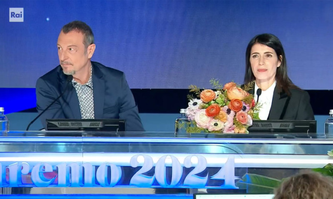 Sanremo 2024: la conferenza stampa prima della seconda serata di mercoledì 7 febbraio